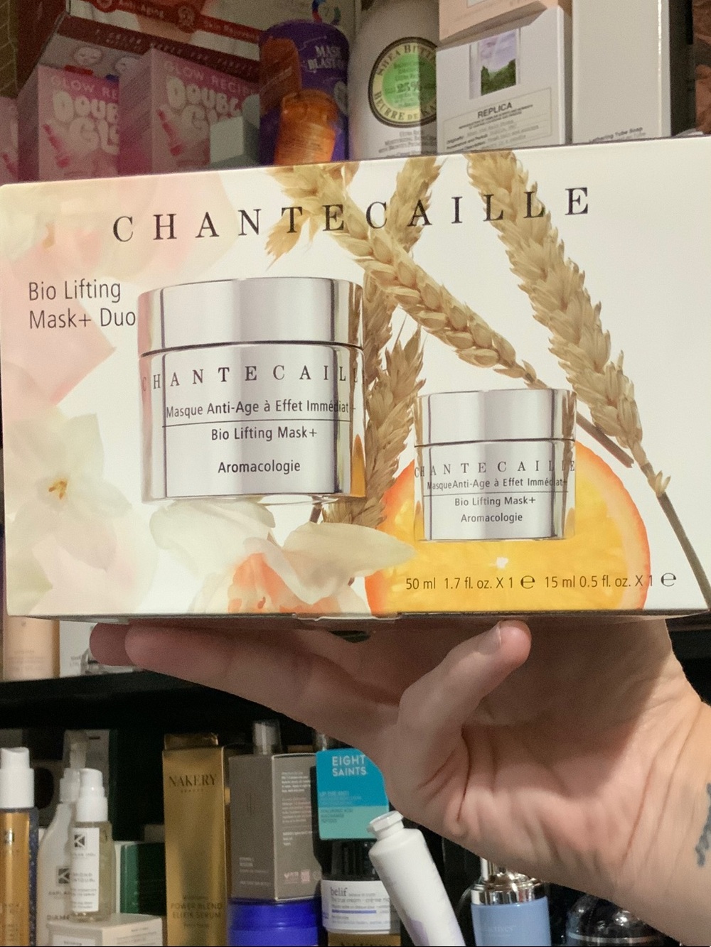Chantecaille Bio Lifting Mask+ Duo — Silver & Cream